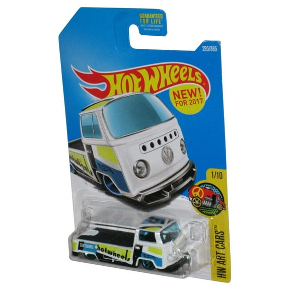 Hot Wheels HW Art (2017) White Volkswagen T2 Pickup Toy Truck 295/365