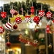 thumbnail image 2 of 12 piezas, 24 piezas, 36 piezas de adornos colgantes navideños, bolas de Navidad, bastones de caramelo, piruletas, adornos de madera para árbol para fiestas navideñas en casa, 2 of 5