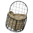 thumbnail image 3 of Cesta para colgar en la pared, maceteros decorativos para pared, florero, macetero colgante para el hogar, interior, plantas artificiales, dormitorio S, 3 of 8