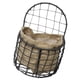 thumbnail image 3 of Cesta para plantas colgante de pared, jardineras colgantes de pared para balcón, macetas artificiales de interior S, 3 of 9