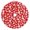 Red Christmas Santa, variant on Christmas Tree Skirt,Red Christmas Santa Pattern Christmas Tree Decor with Red Ribbon Ties,Round Shape,Christmas Decorations for Home 30"x30"