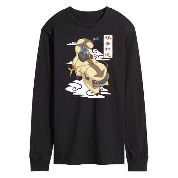 Avatar - The Last Airbender - Appa Flying Men's Long Sleeve Graphic T-Shirt