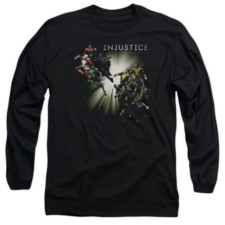 Injustice: Gods Among Us DC Com Video Game Good Vs. Evil Adult L-Sleeve
