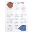 thumbnail image 2 of Wall Calendar,Household Living Room 2020 Calendar Cloth Calendar Decoration Elevated Design, 2 of 11