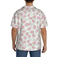 thumbnail image 3 of Kdxio Men's Hawaiian Shirt for Men Short Sleeve Shirt Floral Summer Casual Holiday Beach Button Down T-Shirts, 3 of 7
