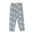 thumbnail image 4 of Xecao Cartoon Poodle Dog Women's Straight Lounge Pajama Pants: The Epitome of Relaxed Sleepwear, 4 of 9