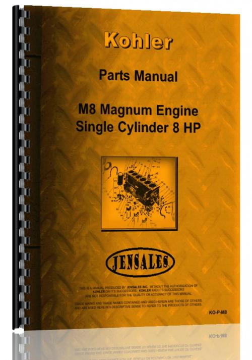 Kohler Engine Parts Manual