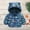 Dark Blue, variant on Baby Outerwear Newborn Infant Baby Boys Girls Solid Color Plush Cute t Winter Hoodie Coat Jacket Outfit Dinosaur Pattern