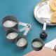 thumbnail image 2 of 8 Piece Measuring Cups and Stackable Spoons Set with Stainless Steel Handle, Measuring Tool for Liquids and Solids, for Cooking Kitchen, 2 of 5