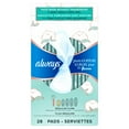 thumbnail image 3 of Always Serviettes en Coton Pur avec FlexFoam, Taille 1, Régulier, avec Ailes, Non Parfumées, 3 of 17