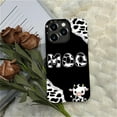 thumbnail image 6 of Punmada Compatible with iPhone 11 Pro Glossy Case For Girl Boy Full Body Protective Hard Shell Esthetics Pattern Black and White Cow, 6 of 7