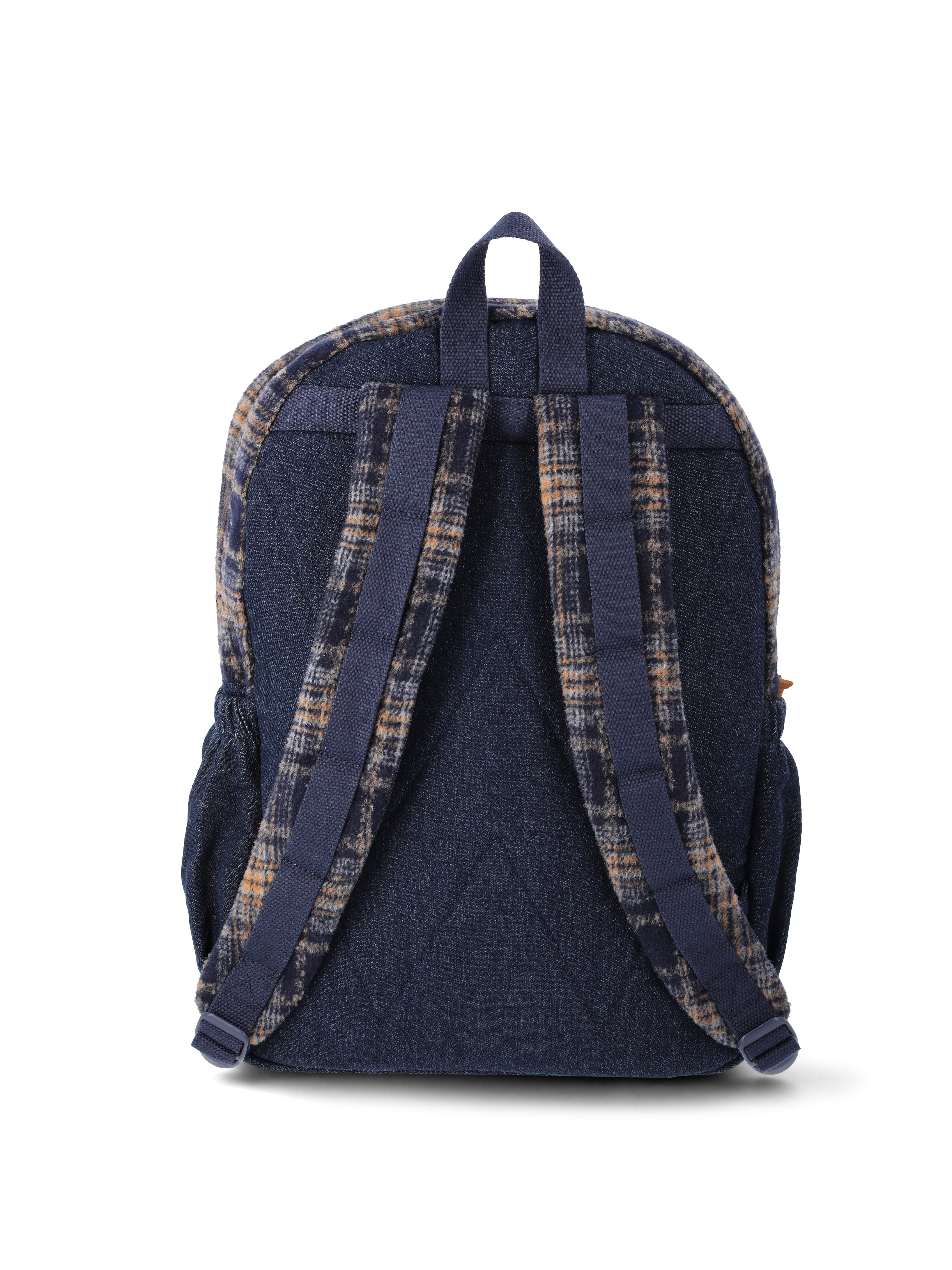 Wrangler Men’s and Women’s Denim and Flannel 17" Laptop Backpack