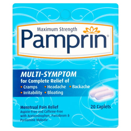 Pamprim Maximum Strength Multi-Symptom Menstrual Pain Relief, 20