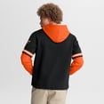 thumbnail image 2 of Men's Fanatics Black/Orange Baltimore Orioles Oversized Fire Speed- Layered Hoodie, 2 of 5