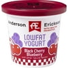 Anderson Erickson Low-Fat Black Cherry Bluberry Yogurt, 6 Oz.