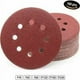 thumbnail image 1 of Discos de lija con velcro Discos de lija profesionales 180 piezas 8 agujeros 125 mm (30 x grano 40/60/80/120/180/240 cada uno) para lijadoras orbitales aleatorias Hojas de lija Papel de lija, 1 of 5