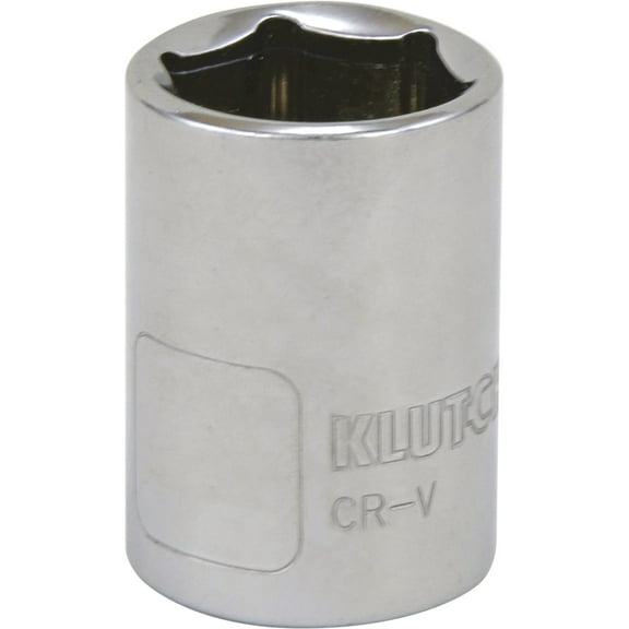 Klutch Socket, Metric, 18mm, 1/2in.-Drive, 6-Pt.