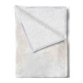 thumbnail image 2 of Grey and White Soft Flannel Fleece Throw Blanket, Polygon Art Geometrical Forms Contemporary Art Inspired Design, Cozy Plush for Indoor and Outdoor Use, 50" x 60", Pale Grey White, by Ambesonne, 2 of 5