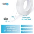 thumbnail image 2 of Strong Double Sided Tape (3 Meters),Traceless, Removable, Reusable, Washable, 2 of 4