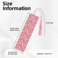 thumbnail image 3 of Kdxio Sweet Print Metal Tassel Bookmarks,Perfect Gift for Art Lovers and Bookworms Metal Bookmarks for Women, 3 of 8