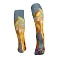 thumbnail image 2 of Bixox Refreshing Fruit Infused Drinks Print Compression Socks,Compression Socks Women & Men Circulation for Medical,Running,Athletic, 2 of 7