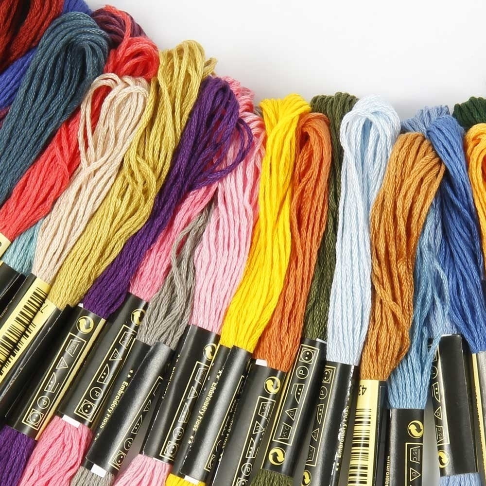 447/200/120/100 Colors Cotton Cross Floss Stitch Thread Embroidery Sewing Skeins Multi Colors