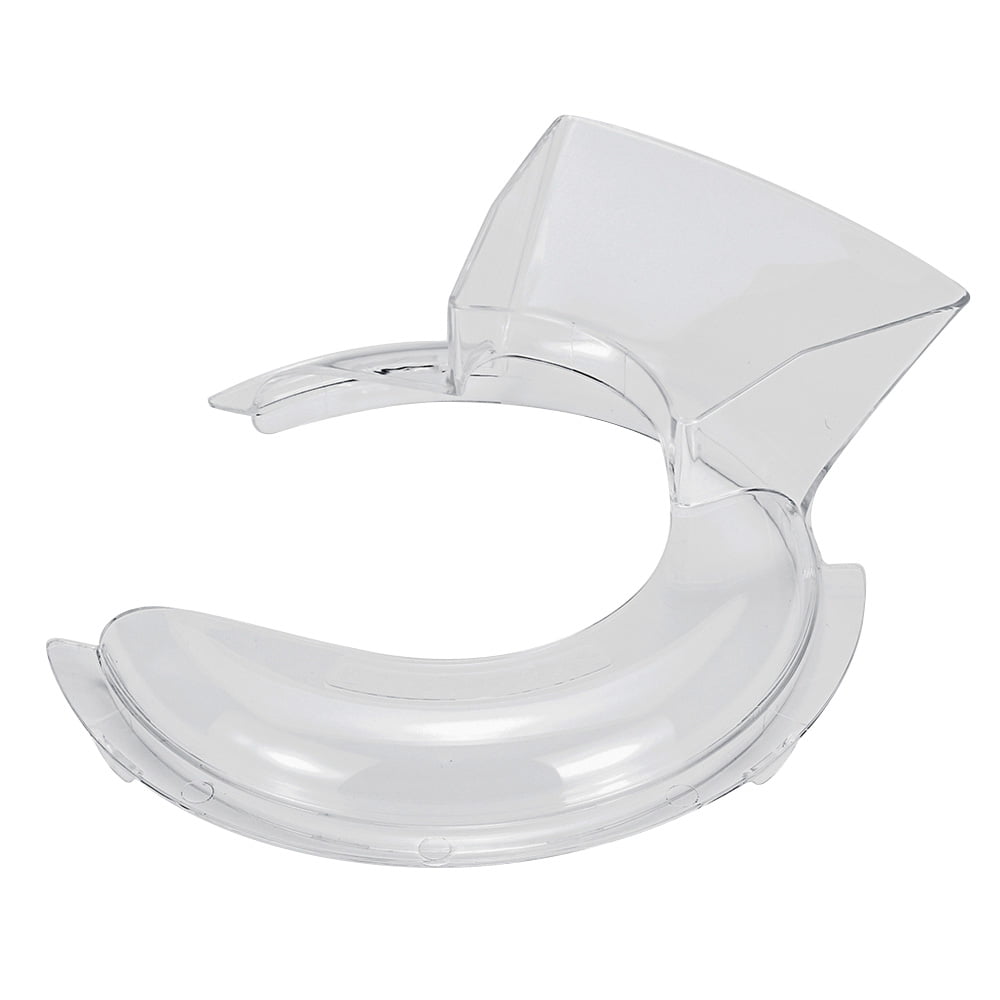 FOCOllK Pouring Shield for KitchenAid 4.5-5QT Mixer Bowl(Stainless Steel,  Glass, Ceramic) - Secure Fit Splash Guard for KitchenAid Tilt-Head Stand