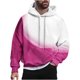 thumbnail image 2 of Sudadera con capucha para hombre, estilo casual, con cuello redondo, estampado, manga larga, blusa de poliéster, 2 of 6