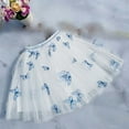 thumbnail image 4 of uublik Girl's Skirts Blue Layered Mesh Skirt Party Birthday Dance Princess Skirt Size 2T-11, 4 of 4