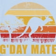 thumbnail image 2 of CafePress - G'day Mate Kangaroo Vintage Body Suit - Baby Light Bodysuit, Size Newborn - 24 Months, 2 of 4