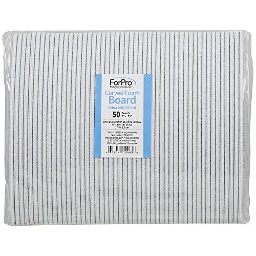 ForPro Zebra Foam Board 100/180 7" 50ct