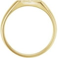 thumbnail image 2 of Men's Accented Ring in 14k Yellow Gold, 2 of 5