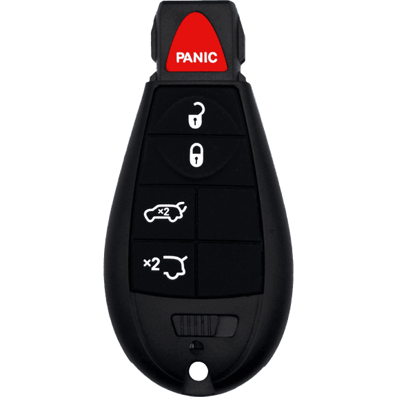 Wholesalekey Replacement for 2008 - 2013 Jeep M3N5WY783X 5 Buttons Remote Key Fob 433MHz