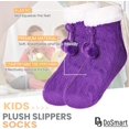 thumbnail image 6 of Minzimin Kids Boys Girls Fuzzy Slipper Socks Soft Warm Thick Fleece lined Christmas Stockings For Child Toddler Winter Home Socks, 6 of 6