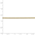 thumbnail image 2 of 14k Yellow Gold 2mm Handmade Regular Rope Chain Ankle Bracelet - 3.1 Grams - 10 Inch, 2 of 2