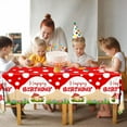 thumbnail image 4 of BAN Mushroom Birthday Decorations - 3PCS Tablecloth, Plastic Party Supplies and Decorations for Girls, 4 of 13