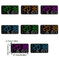 thumbnail image 4 of Yuarrent Reloj de pared Digital LED multifuncional ABS, pantalla de temperatura, alarma de pantalla múltiple de una pantalla Decoración del hogar Estilo 1, 4 of 6