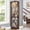 Cherry + MDF + glass, variant on Lighted Corner Curio Cabinet, Glass Display Case with Adjustable Shelves, Mirrored Back, Anti-Toppling Device, for Living Room, Antiques, Wine and Collectibles,Cherry