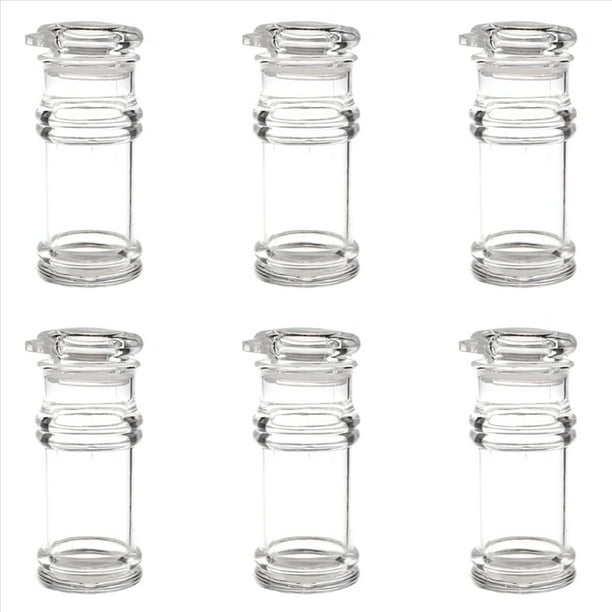 6X Botella de Aceite Oliva Vinagre Salsa Soja de Acrilico Dispensador de Barbacoa Coctelera 100Ml