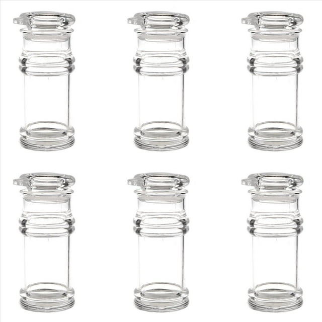 6X Botella de Aceite Oliva Vinagre Salsa Soja de Acrilico Dispensador de Barbacoa Coctelera 100Ml