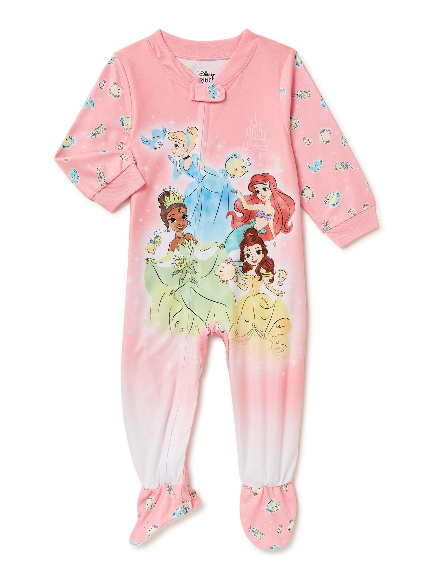 Disney Princess Baby and Toddler Girls' Blanket Sleeper, Sizes 12M-5T