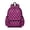 Pink and Black, variant on Blue and Black Wavy Checkered Pattern Backpack for School, Cute School Bag with Adjustable Shoulder Straps and Padded Back, 13.4"x11"x4.7"