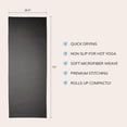 thumbnail image 2 of Toalla de yoga Fittest Pro ZenPro, antideslizante, de microfibra suave, 183 x 68 cm, 2 of 5
