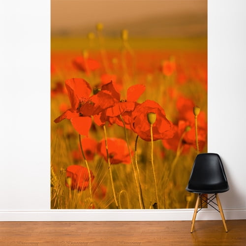 ADZif Fresk Field of Poppies Wall Mural
