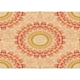 thumbnail image 1 of Ahgly Company Machine Washable Indoor Rectangle Transitional Neon Orange Area Rugs, 2' x 4', 1 of 7