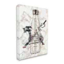 Stupell Industries Athletic Fashion Sports Bottle Exercise Bike Detail Canvas Wall Art, 24 x 30, Design by Ziwei Li