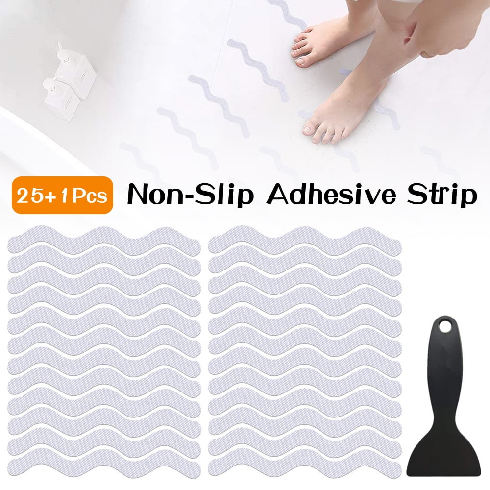 Fyrome Bathtub Stickers, 24 PCS NonSlip Bath Stickers, Safety Tub