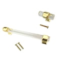 thumbnail image 1 of 2Pcs De Puerta Acrílico Cajón Gabinete Armario Hardware Oro Macarena Mango de acrílico, 1 of 8