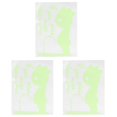 thumbnail image 1 of DIY Art Decals,3pcs Luminous Stickers Cute Toilet Stickers Luminous Stickers World-Class Design, 1 of 14