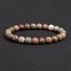 thumbnail image 1 of Genuine Natural Stone Bracelet Apatite Lapis Lazuli Agate Crystal Tiger Eye High Quality Gem Beads Bracelet Homme Jewelry Bangle, 1 of 5